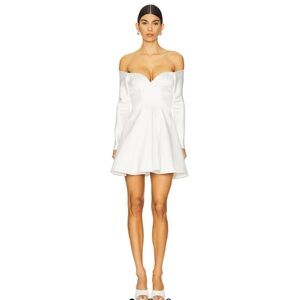 REVOLVE Strapless White Dress